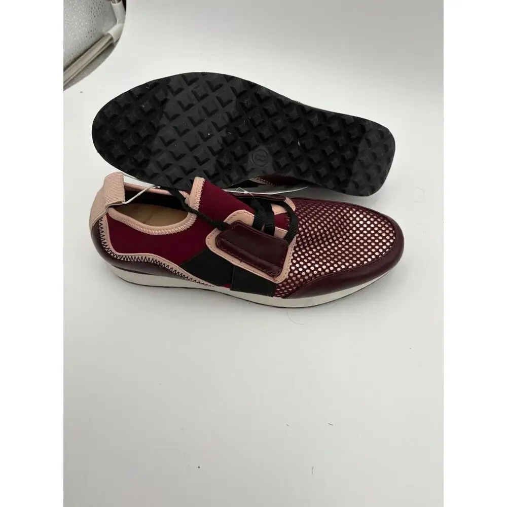New With Tags 30$ retail Burgundy Sneakers Shoes Time and Tru woman’s Size 8 - Picture 5 of 5